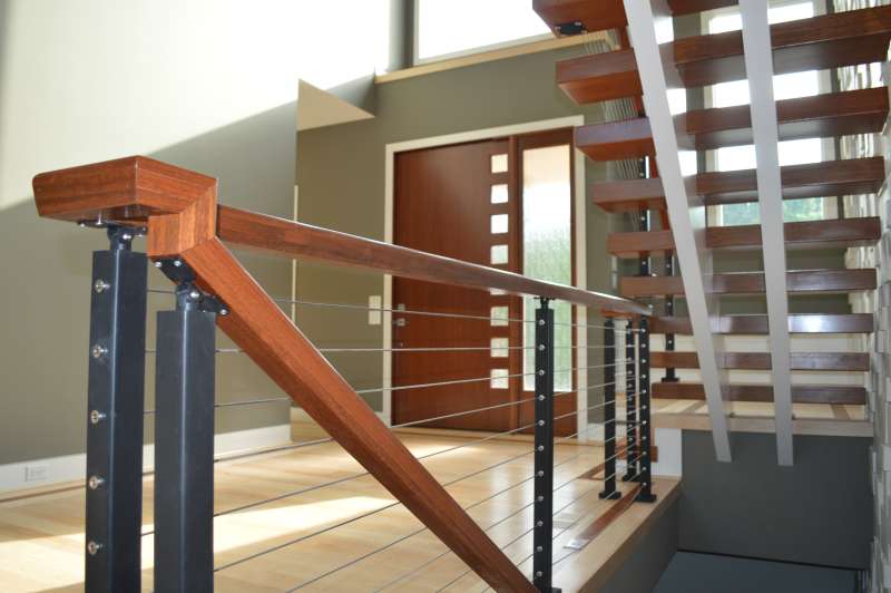 Photo stairs railings Winston-Salem Alan Fletcher Construction