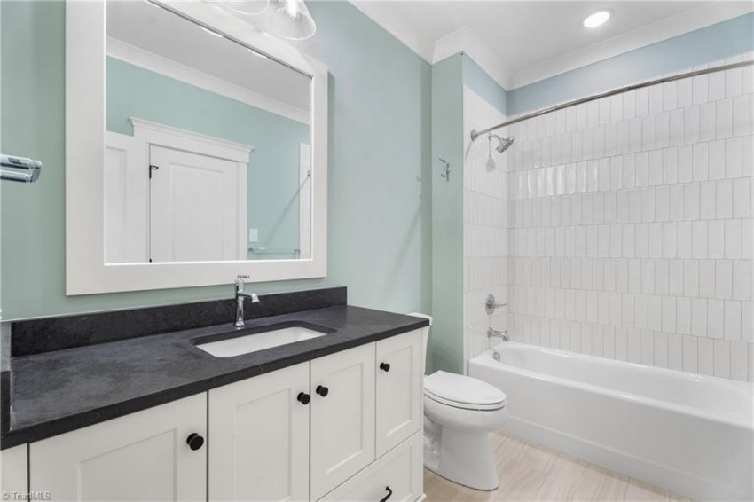 Photo Custom Bath Bathroom Winston-Salem Alan Fletcher Construction