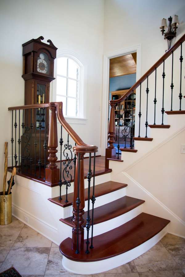 Photo stairs railings Winston-Salem Alan Fletcher Construction