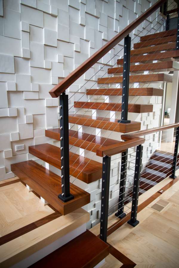 Photo stairs railings Winston-Salem Alan Fletcher Construction