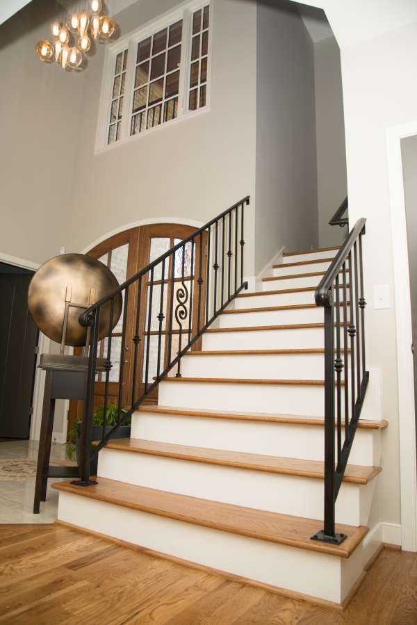 Photo stairs railings Winston-Salem Alan Fletcher Construction