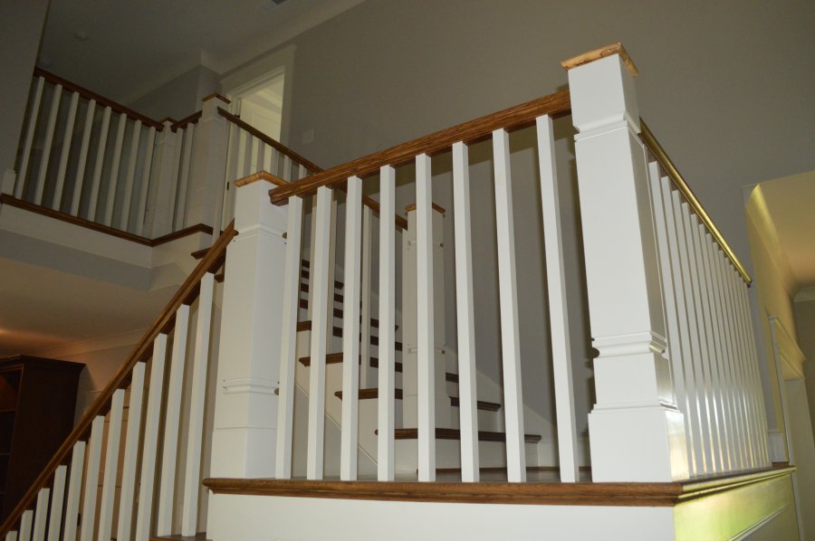 Photo stairs railings Winston-Salem Alan Fletcher Construction