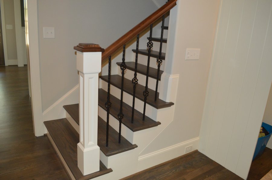 Photo stairs railings Winston-Salem Alan Fletcher Construction