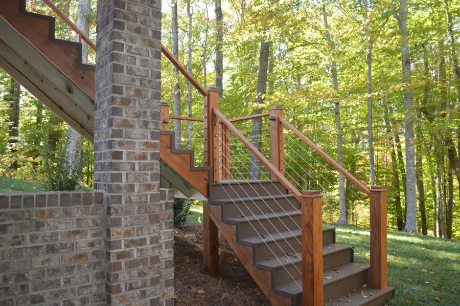 Photo stairs railings Winston-Salem Alan Fletcher Construction