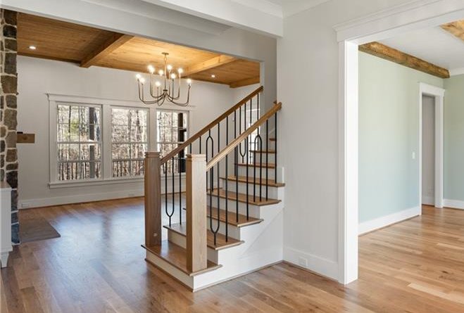 Photo stairs railings Winston-Salem Alan Fletcher Construction