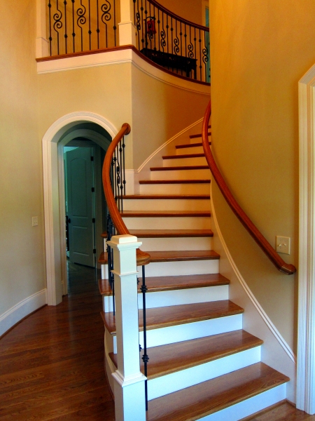 Photo stairs railings Winston-Salem Alan Fletcher Construction