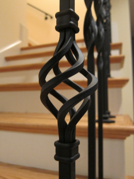 Photo stairs railings Winston-Salem Alan Fletcher Construction