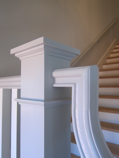 Photo stairs railings Winston-Salem Alan Fletcher Construction