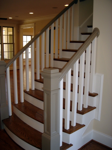 Photo stairs railings Winston-Salem Alan Fletcher Construction