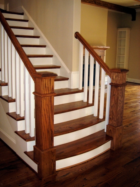 Photo stairs railings Winston-Salem Alan Fletcher Construction